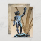 Perseus mit dem Kopf der Medusa Einladung (Vorne/Hinten)