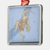 Perseus mit dem Kopf der Medusa, von 'Uranometria Ornament Aus Metall (Links)