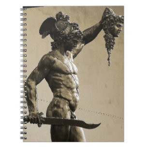 Perseus mit dem Kopf von Medusa Notizblock