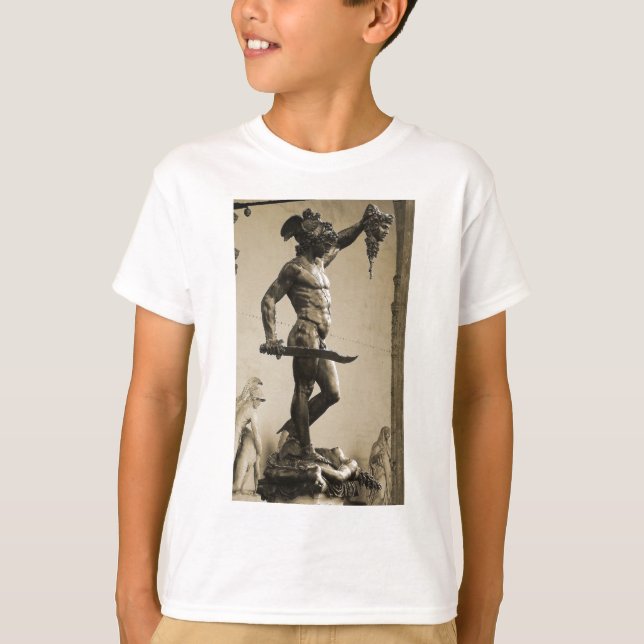 Perseus mit dem Kopf von Medusa T-Shirt (Vorderseite)