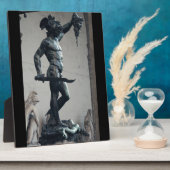 Perseus mit dem Leiter der Medusa Fotoplatte (Seite)