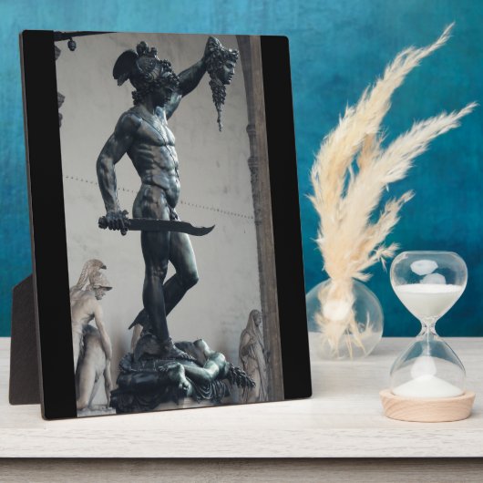 Perseus mit dem Leiter der Medusa Fotoplatte (Seite)