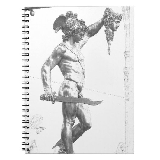 Perseus mit dem Leiter der Medusa Notizblock (Vorderseite)