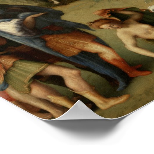 Perseus Rettung von Andromeda Poster (Ecke)