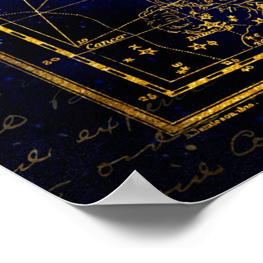 Perseus-Sternenposter Poster (Ecke)