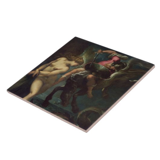 Perseus und Andromeda, c.1610 (Öl auf Leinwand) Fliese (Seite)