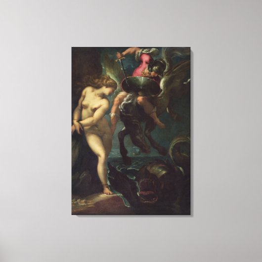 Perseus und Andromeda, c.1610 (Öl auf Leinwand) Leinwanddruck (Vorderseite)