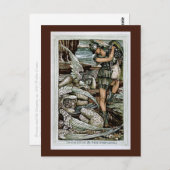 Perseus und die Gorgons Postkarte (Vorne/Hinten)