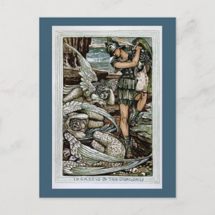 Perseus und die Gorgons Postkarte
