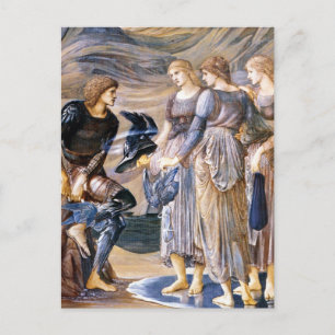 Perseus und Sea Nymphs, Burne-Jones Postcard Postkarte
