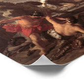 Perseus unter dem Schutz von Minerva Poster (Ecke)