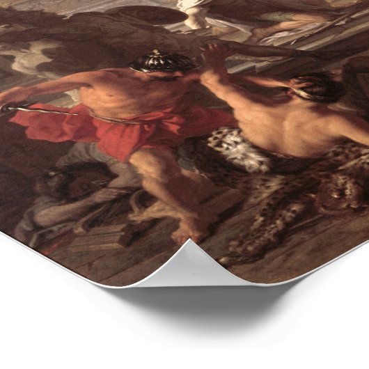 Perseus unter dem Schutz von Minerva Poster (Ecke)