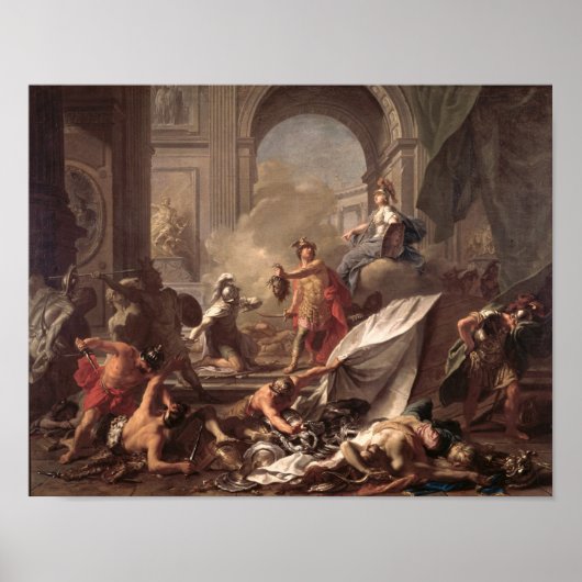 Perseus unter dem Schutz von Minerva Poster (Vorne)