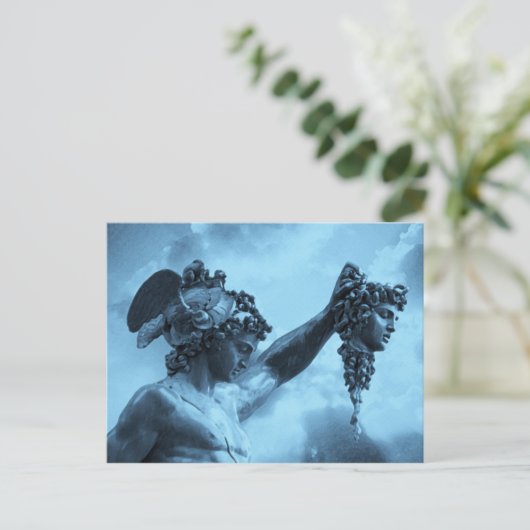Perseus vs Medusa Postkarte (Stehend Vorderseite)