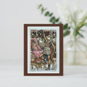 Perseus zeigt den Gorgonkopf Postkarte (Stehend Vorderseite)