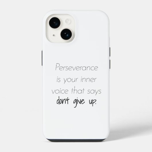 Perseverance iPhone-Hülle iPhone Hülle (Rückseite)