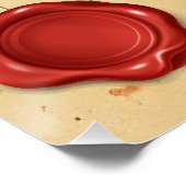 Perseverance Motivational Quote - Latin Poster Art (Ecke)