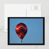 Pershing Balloon Derby 2009 Postkarte (Vorne/Hinten)