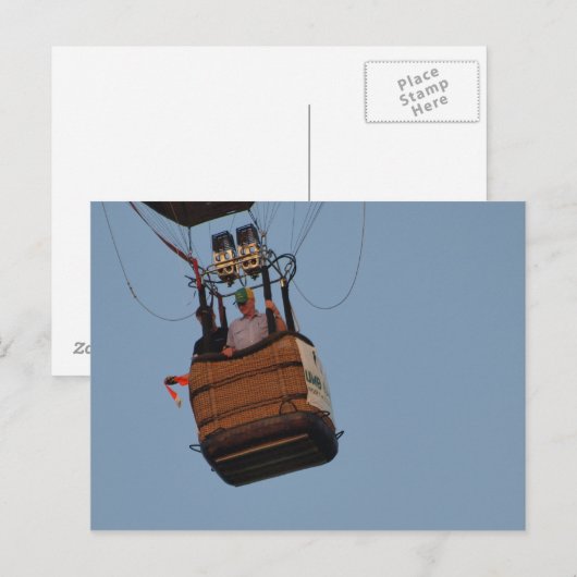 Pershing Balloon Derby 2009 Postkarte (Vorne/Hinten)