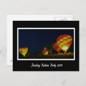 Pershing Balloon Derby 2009 Postkarte (Vorne/Hinten)