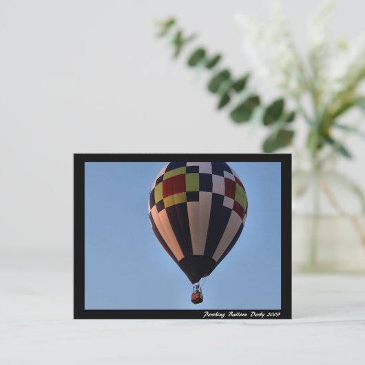 Pershing Balloon Derby 2009 Postkarte (Stehend Vorderseite)