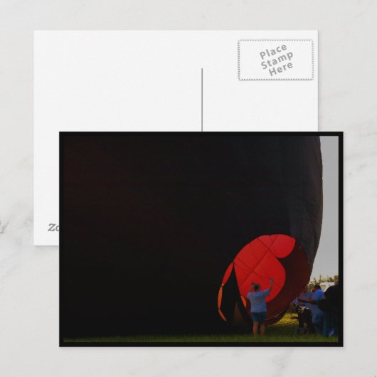 Pershing Balloon Derby 2009 Postkarte (Vorne/Hinten)