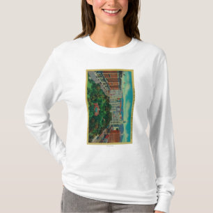 Pershing Quadrat, das Los Angeles zeigt T-Shirt