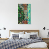 Pershing Square zeigt Los Angeles Leinwanddruck (Insitu (Schlafzimmer))