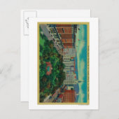 Pershing Square zeigt Los Angeles Postkarte (Vorne/Hinten)