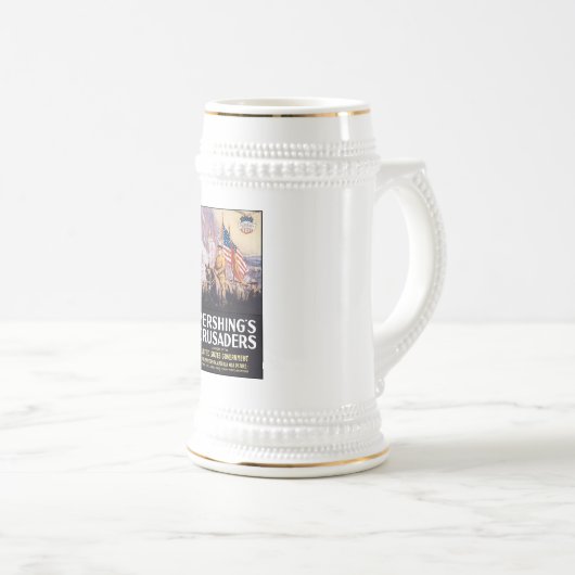 Pershings Kreuzfahrer Bierglas (VorderseiteRechts)