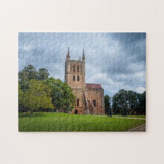 Pershore Abbey Worcestershire Fotografie Puzzle (Horizontal)