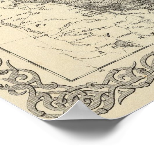 Persia Arabia Poster (Ecke)