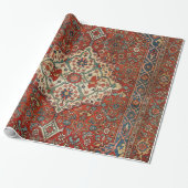 Persia Bijar Royal Red Blue Green Geschenkpapier (Ungerollt)