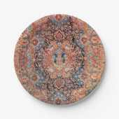 Persia Carpet Black Blue Red  Pappteller (Vorderseite)
