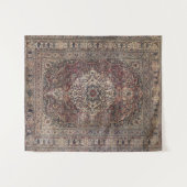 Persia Doroksh Dusty Dull Blue Grey Wandteppich (Vorderseite (Horizontal))