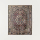 Persia Doroksh Dusty Dull Blue Grey Wandteppich (Vorderseite)