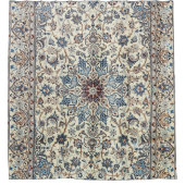 Persia Dusty Blue Gray Akzent  Duschvorhang (Vorderseite)