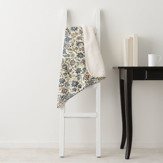 Persia Dusty Blue Gray Akzent  Sherpadecke (Beispiel)