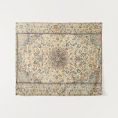 Persia Hellgelbes Dustblau  Wandteppich (Vorderseite (Horizontal))