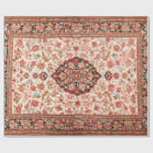 Persia Qum Tan Creme Red Geschenkpapier (Flach)