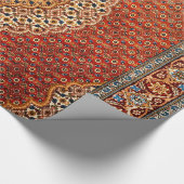 Persia Red Blue Orange Yellow Geschenkpapier (Ecke)