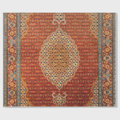 Persia Red Blue Orange Yellow Geschenkpapier (Flach)