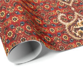 Persia Red Blue Orange Yellow Geschenkpapier (Rolleneckpunkt)