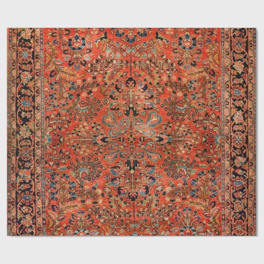 Persia Sarouk Geschenkpapier (Flach)