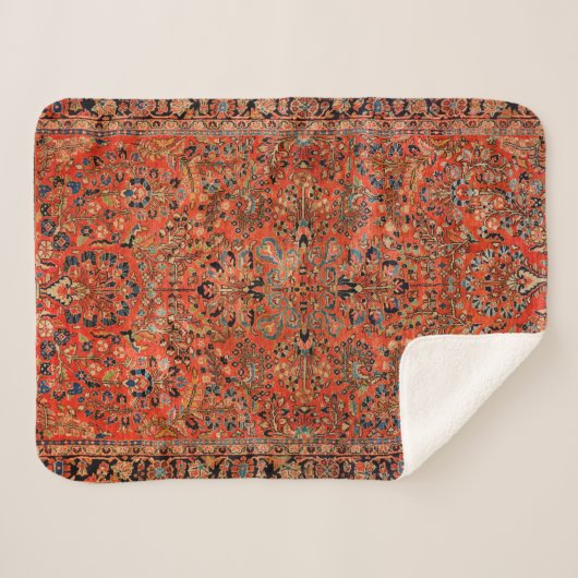 Persia Sarouk Sherpadecke (Vorderseite (Horizontal))