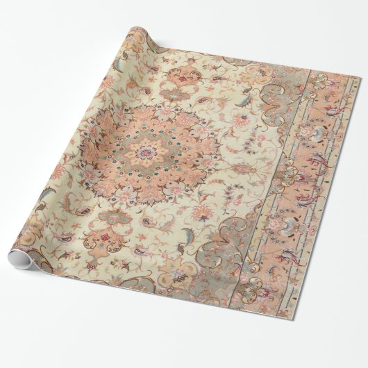 Persia Tabriz Blush Pfirsichpfirsich Geschenkpapier (Ungerollt)