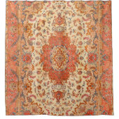 Persia Tabriz Dusty Tan Red Blues Duschvorhang (Vorderseite)