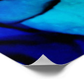 PERSIAN BLUE, Chartreuse grün. Sehr schöne Kunst Poster (Ecke)