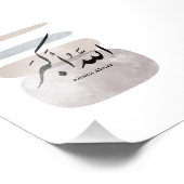 Persian Calligraphy الحمد لله Interior Accent Fotodruck (Ecke)