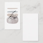 Persian Calligraphy الحمد لله Interior Accent Visitenkarte (Vorne/Hinten)